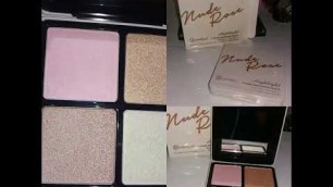 'Paleta de iluminadores Nude Rose da BH Cosmetics'