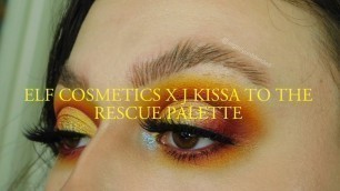 'Elf Cosmetics x Jkissa To The Rescue palette tutorial and review'