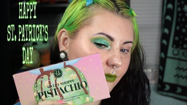 'ST. PATRICK’S DAY LOOK | BH Cosmetics Pistachio Eyeshadow Palette | short'