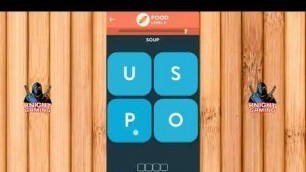 'Wordbrain 2 Food All Levels 1 2 3 4 5 Answers solution Kunci jawaban Gameplay Walkthrough'