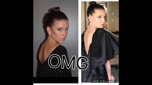 'RECREATING MILLIE BOBBY BROWN\'S GOLDEN GLOBES MAKEUP LOOK'