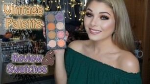'Makeup Addiction Cosmetics Vintage Palette | Review n Swatches'