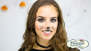 'Halloween Edition - Cute Kitty Look by The Vintage Cosmetic Company'