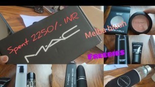 'M.A.C Cosmetics Haul/Unboxing || Lucky Day Offer || First Impression || So many Freebies