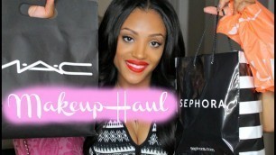 'HUGE Makeup Haul: Sephora, MAC, ULTA & More'