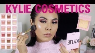 'TESTING OUT NEW KYLIE COSMETICS BLUSH + BRONZER+ HIGLIGHTER'