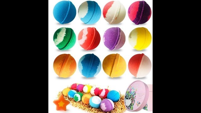 'STNTUS INNOVATIONS 12 Handmade Bath Bombs Gift Set'