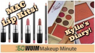 'Makeup Minute | MAC Releases Lip Kits TODAY + SNEAK PEEKS From KYLIE COSMETICS & COLOUR POP!'