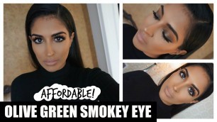 'Affordable Olive Green Smokey Eye - Carli Bybel x BH Cosmetics'