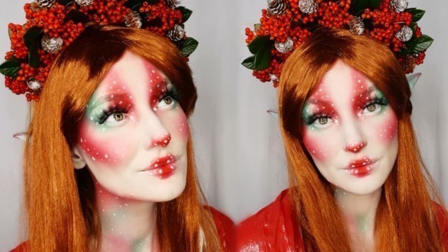 'Very Berry Elf makeup tutorial/creative makeup look'