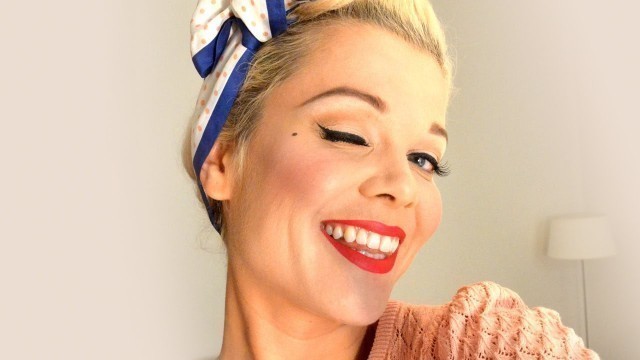 'Vintage makeup - The Classic Pinup'