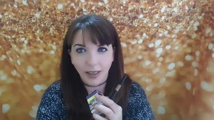 'TEEEZ COSMETICS SPECTRUM OF STARS EYE SHADOW REVIEW /LOLA LIP STICK REVIEW'