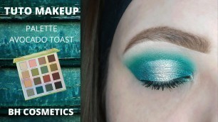 'BH Cosmetics Palette Avocado Toast |  Eye Makeup Tutorial | Halo Eye Vert | Green Tones Halo Eye'