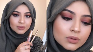 'CLASSIC GLAM MAKEUP TUTORIAL | NABELA NOOR X E.L.F COLLECTION | MAUVE MAKEUP LOOK'