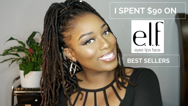 'FULL FACE OF ELF COSMETICS BEST SELLERS 2020| FALL MAKEUP TUTORIAL|I SPENT $90 ON ELF COSMETICS'