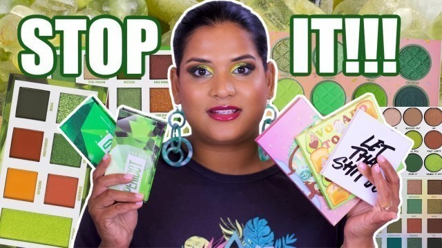 'BH Cosmetics Peridot + Emerald Palette | Are they duping themselves?! | Karen Harris Makeup'