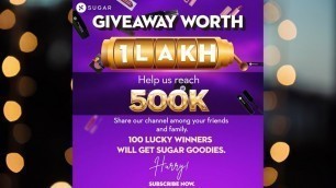 'The Biggest Giveaway Ever Worth ₹1 Lakh! 