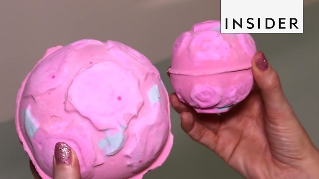 'How LUSH\'s Rose Bombshell Bath Bomb Is Made'