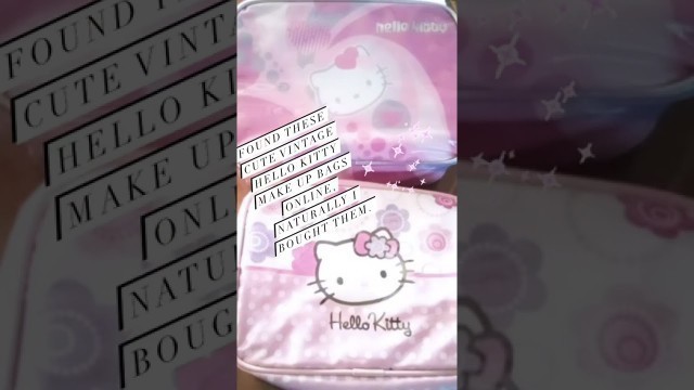 '#hellokitty cosmetics cases'