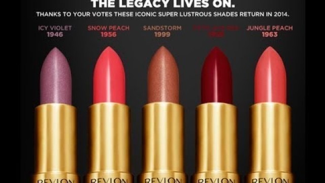 'REVELON VINTAGE LIPSTICKS/ IT COSMETICS'