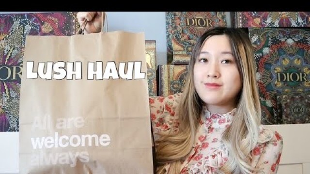 'Lush Cosmetics Unboxing Haul - How I Store My Bath Bombs, Bubble Bars, & More'