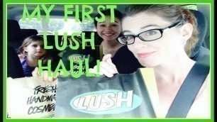 'Lush Cosmetics Haul: Bath Bombs & Ocean Salt & Masks Oh My!'