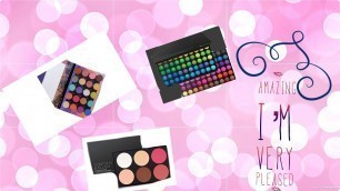 'My bh cosmetics unboxing review'