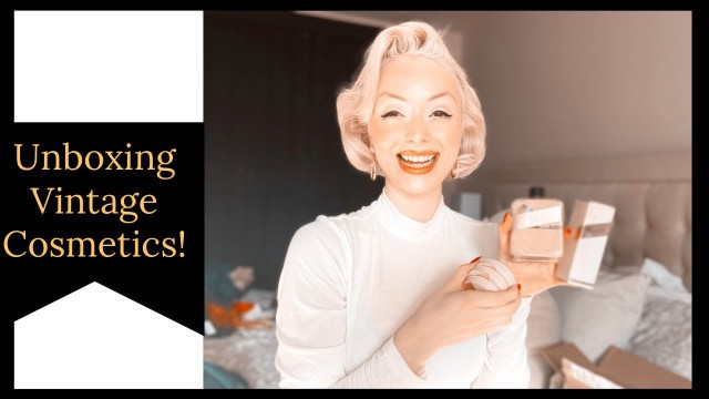 'UNBOXING 1950s Cosmetics! | Vintage Cosmetics'