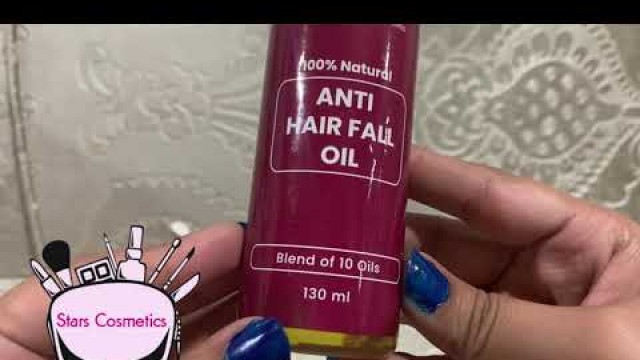 'Unboxing and Review | Plush Natural Products | Anti hair fall oil | Stars Cosmetics by Ayesha Arslan'