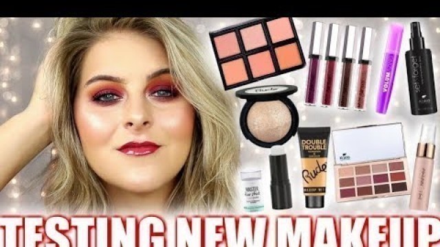 'GRWM: TESTING NEW MAKEUP + PR // Rude Cosmetics, Flower Beauty, Kokie, & more!'