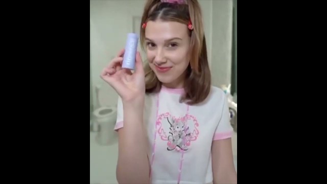 'Quick Makeup Tutorial of Florence by Mills | Millie Bobby Brown | #milliebobbybrown #florencebymills'