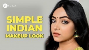 'Indian Makeup Tutorial | Step By Step Simple Traditional Makeup Look | SUGAR Cosmetics'