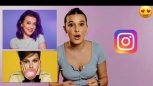 'Everyday GLOWY makeup routine by Millie Bobby Brown || must watch'