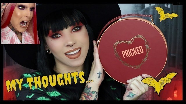 'Trying the NEW Pricked Eye Shadow Palette | Jeffree Star Cosmetics | MY THOUGHTS!'