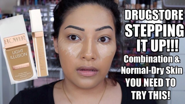 'FLOWER BEAUTY LIGHT ILLUSION REVIEW HOLY GRAIL DRUGSTORE FOUNDATION!'