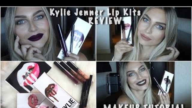 'Kylie Jenner Lip Kits REVIEW & SWATCHES | Kourt K,True Brown&Exposed | Makeup tutorial | Sonja Kovač'