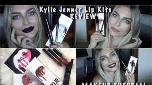 'Kylie Jenner Lip Kits REVIEW & SWATCHES | Kourt K,True Brown&Exposed | Makeup tutorial | Sonja Kovač'