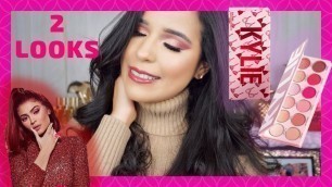 '2 TUTORIALES CON LA NUEVA PALETA DE KYLIE COSMETICS VALENTINE PALETTE'