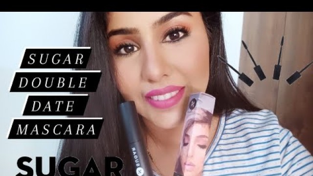 'SUGAR Cosmetics Double Date Extreme Volume Mascara-Black REVIEW+DEMO|#ankitaprakash #sugarcosmetics'