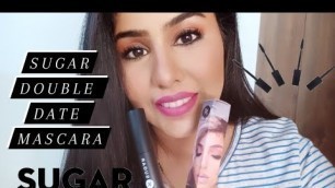 'SUGAR Cosmetics Double Date Extreme Volume Mascara-Black REVIEW+DEMO|#ankitaprakash #sugarcosmetics'