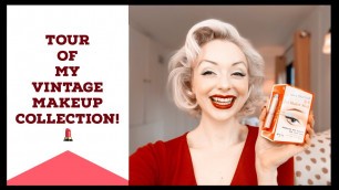 'My Vintage Makeup Collection Tour! 