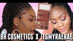 'BHCOSMETICS X ITSMYRAYERAYE HIGHLIGHTER, CONTOUR AND EYESHADOW PALETTE | MAKEUP PLAYTIME!'