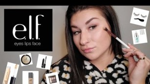 'FULL FACE USING E.L.F MAKEUP TUTORIAL... I\'M NOT SURPRISED'