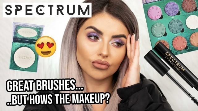 'Testing SPECTRUM makeup! First impressions, review + tutorial [4K CLOSE UP]'