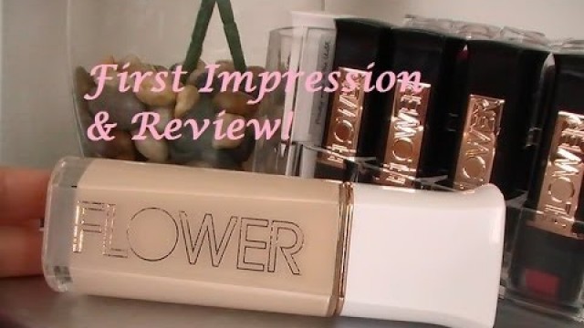 'First Impression & Review!! Flower Beauty Foundation!'