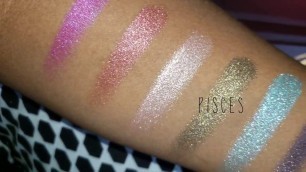 'BH Cosmetics Zodiac Love Signs Swatches'