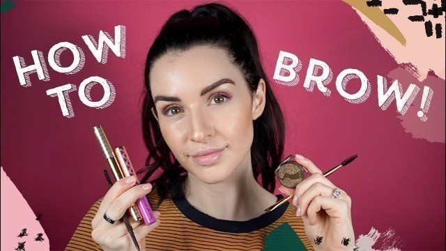 'How To Brow with Jen | tarte tutorials'