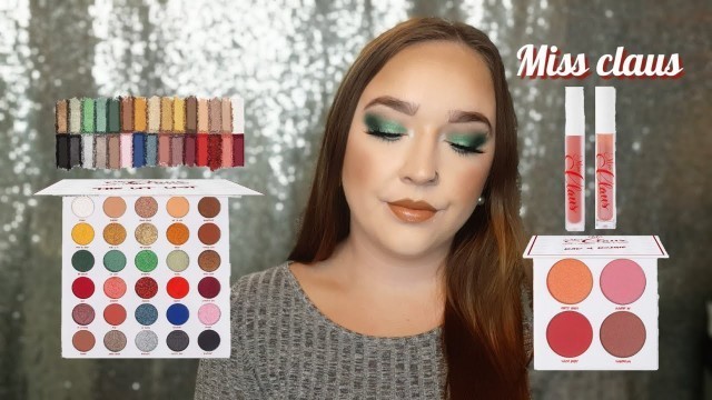 'NEW Bh Cosmetics Miss Claus Holiday Collection | Ft. The Lit List Eyeshadow Palette'