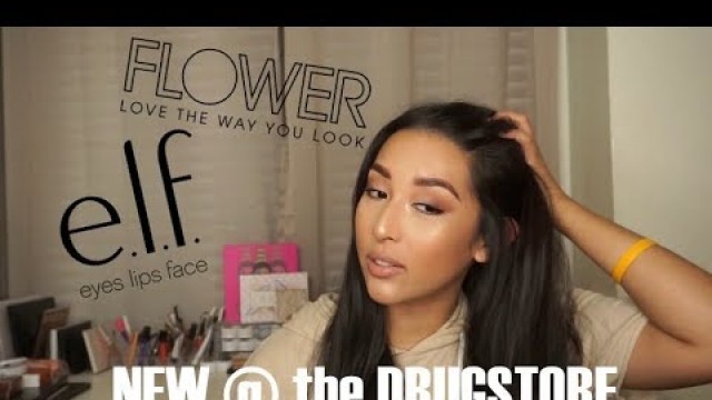 'FLOWER BEAUTY & ELF COSMETICS: Try-On Haul/Wear Test'