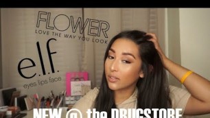 'FLOWER BEAUTY & ELF COSMETICS: Try-On Haul/Wear Test'